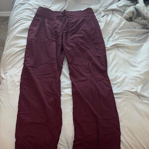 Lululemon Burgundy Dance studio pants